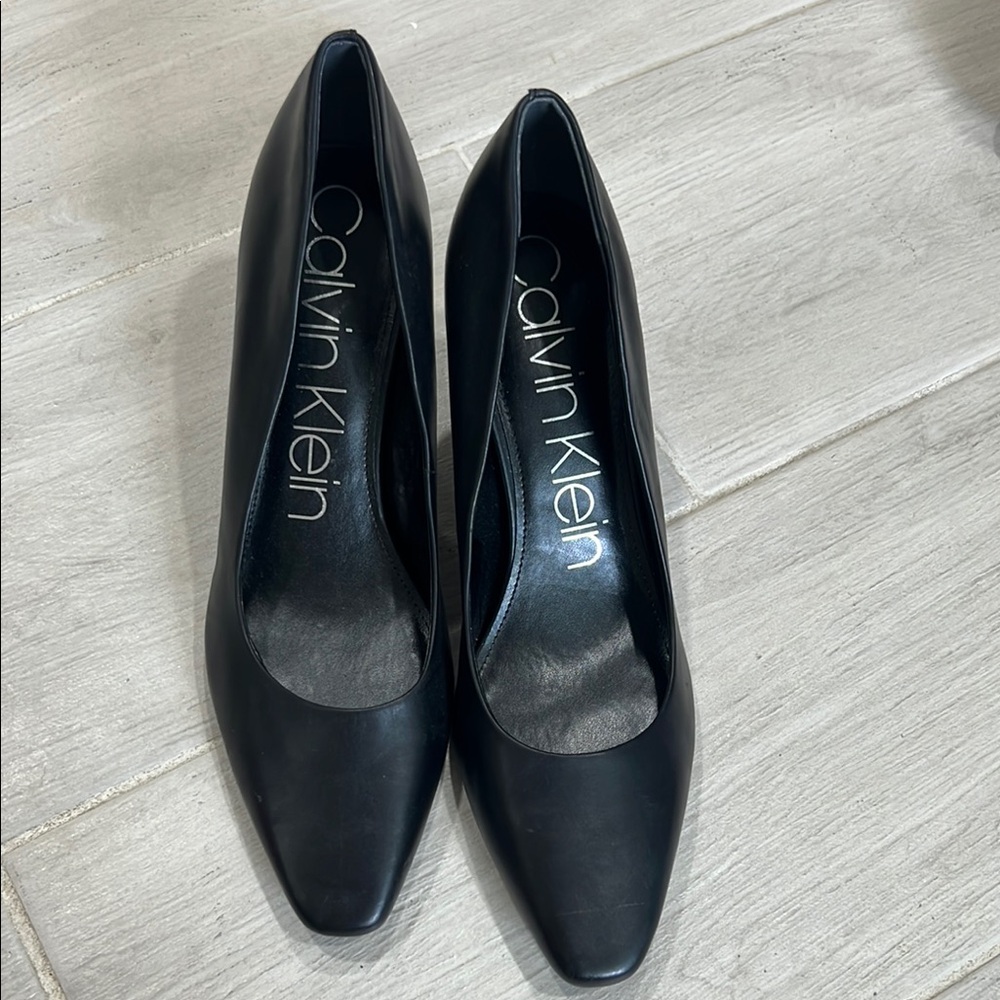 Calvin Klein Black Heels Sleek Design